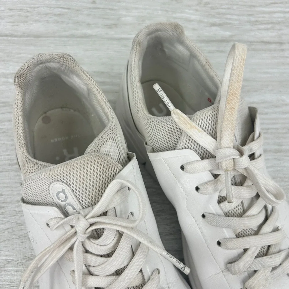 On Cloud The Roger Centre Court White Vegan Leather Sneakers Mens 11.5 48.99497